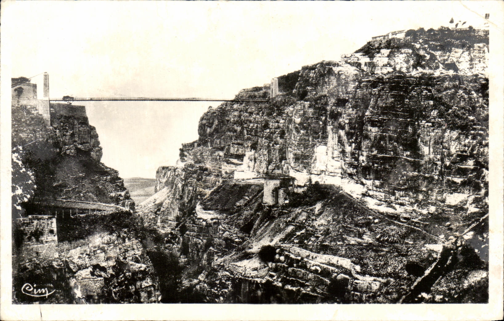 CPA Constantine La Passerelle Sidi M Cid