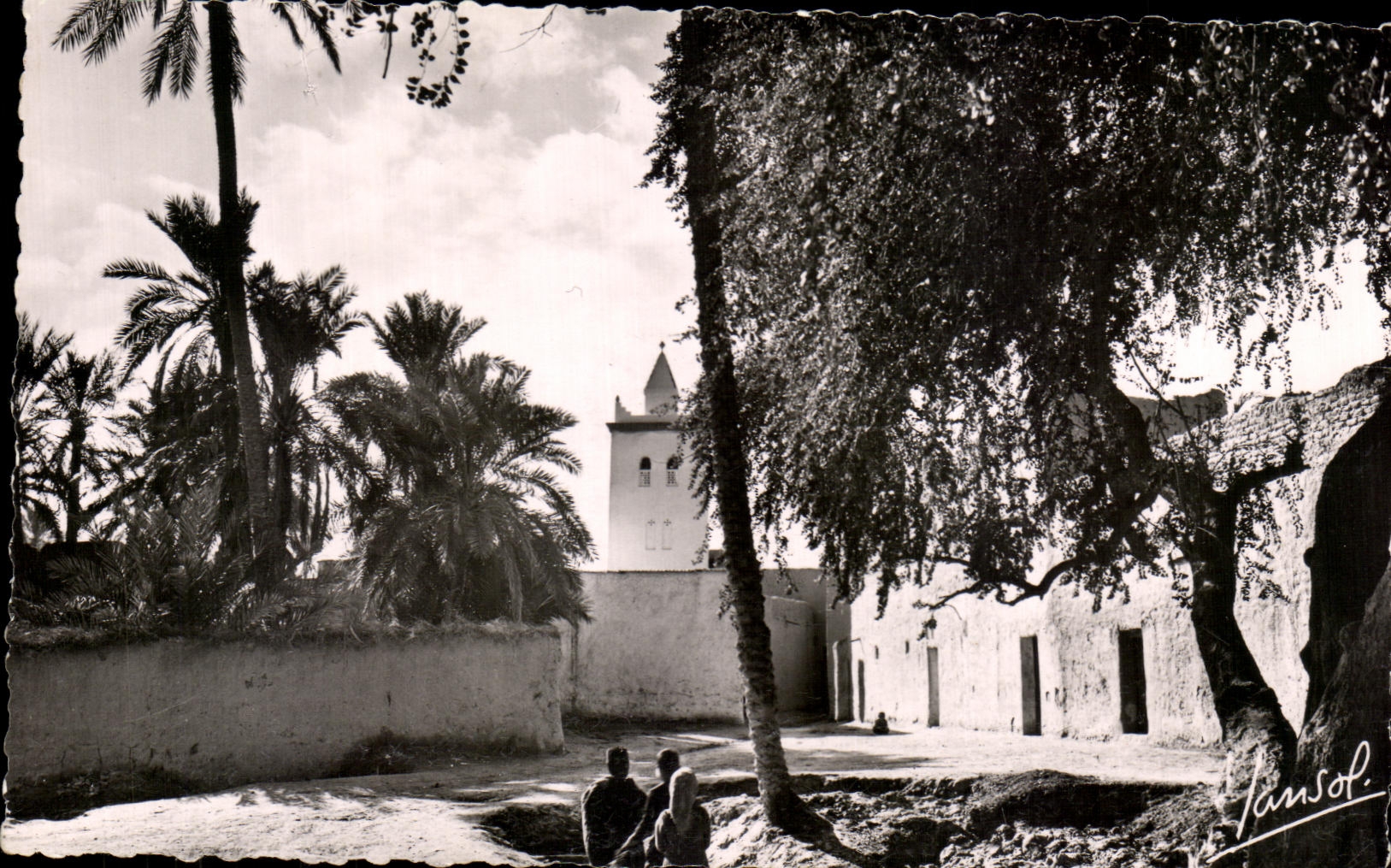CPA Paysages Du Sud Le Minaret