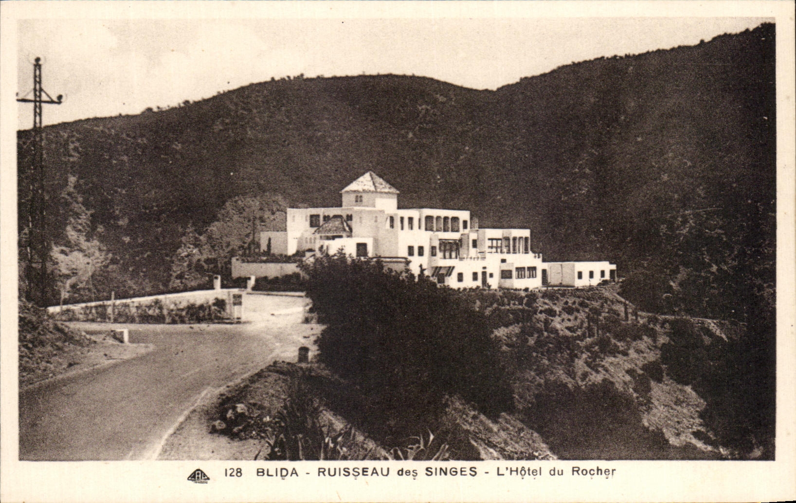 CPA Blida Ruisseau des Singes L Hotel du Rocher