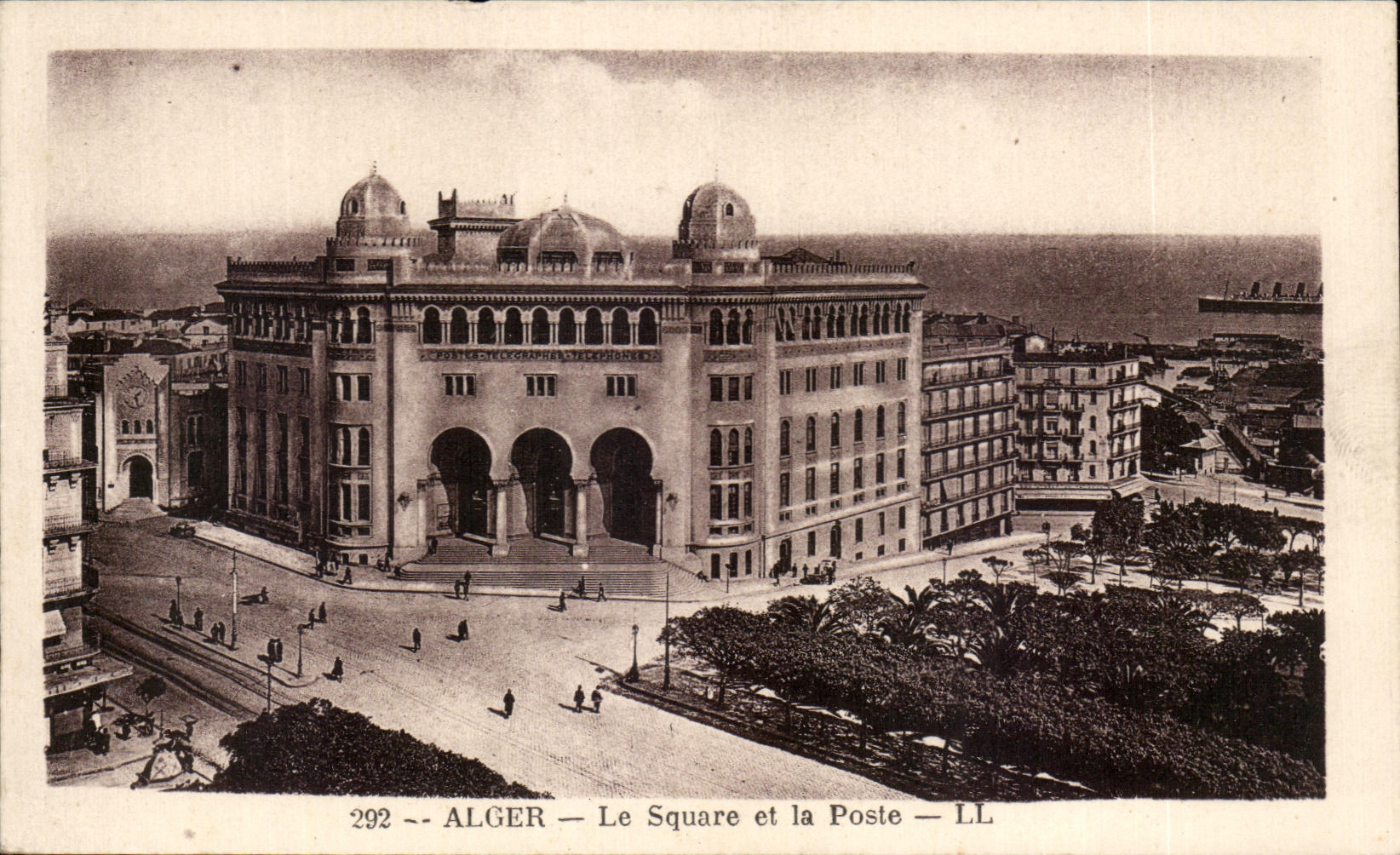 CPA Argel el jardin publico y la oficina de correos
