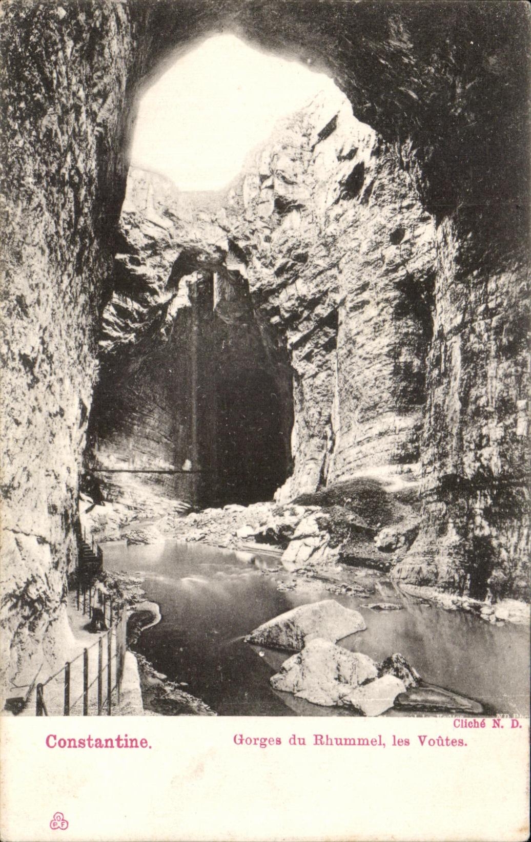 CPA Constantine Gorges du Rhummel les Voutes