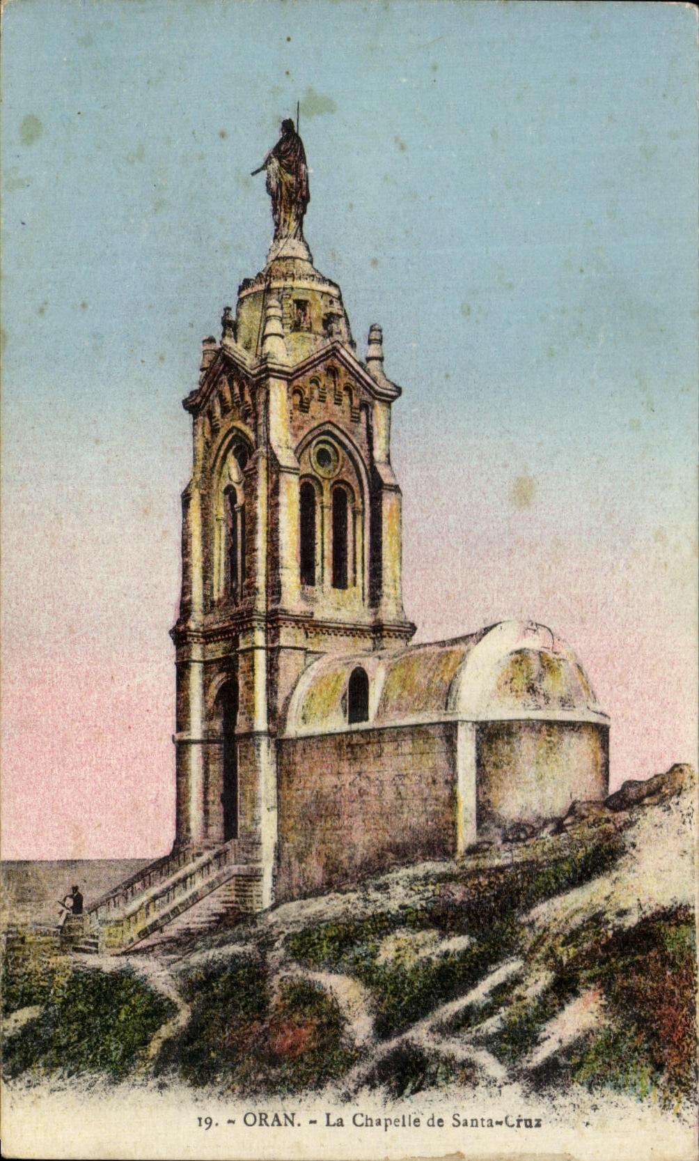 CPA Oran La Chapelle of Santa Cruz