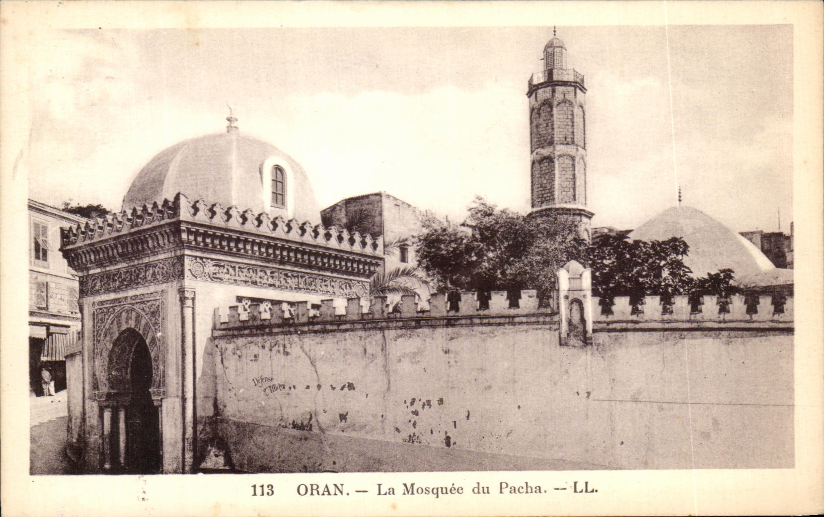 CPA Oran the Mosque of the Pasha