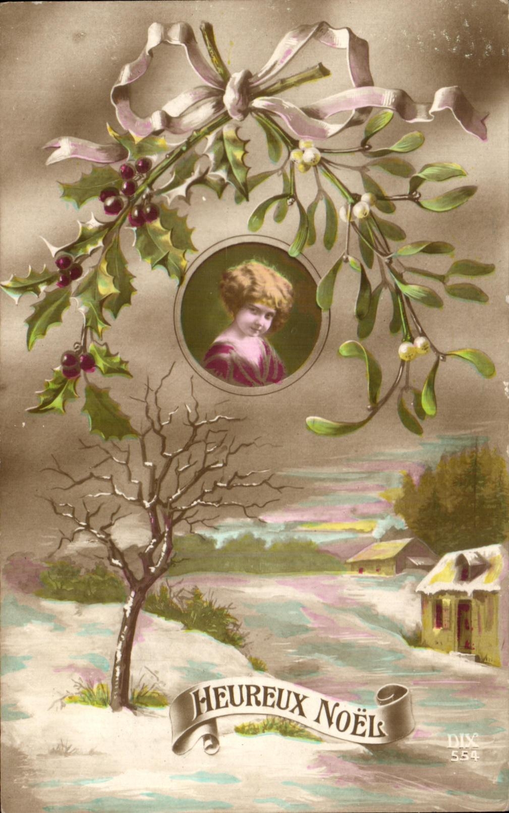 CPA Heureux Noel Christmas Fantaisie Enfant