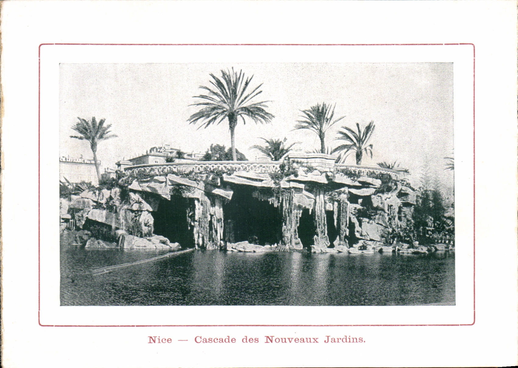 Caascade de CPA Niza de los nuevos jardines