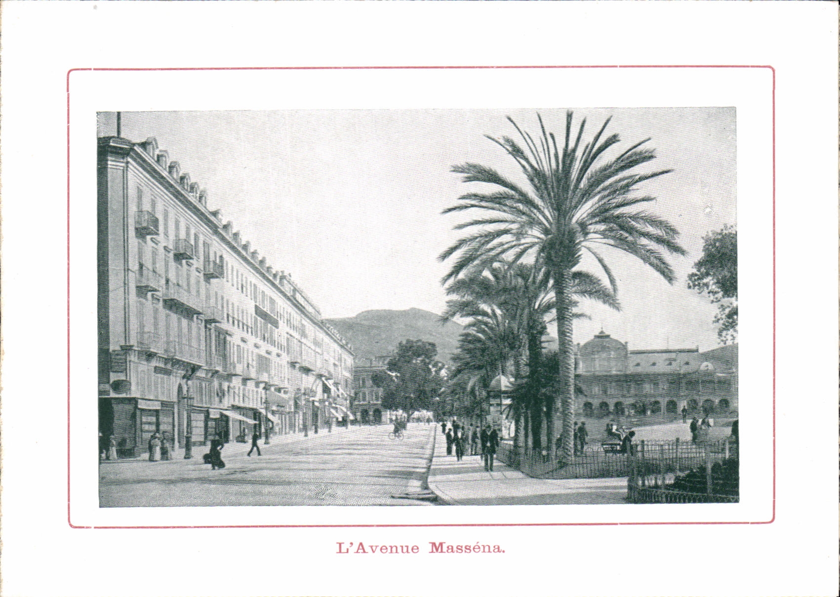 Avenida Massena de CPA Niza