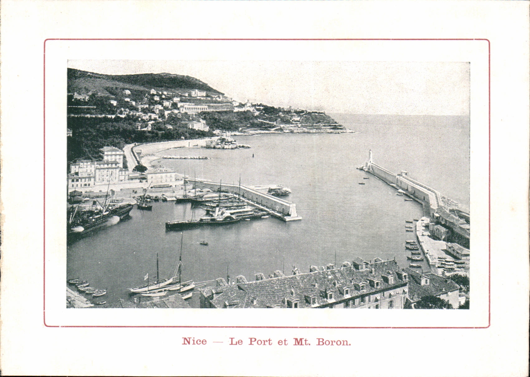 CPA Nice Le Port et Mt Boron