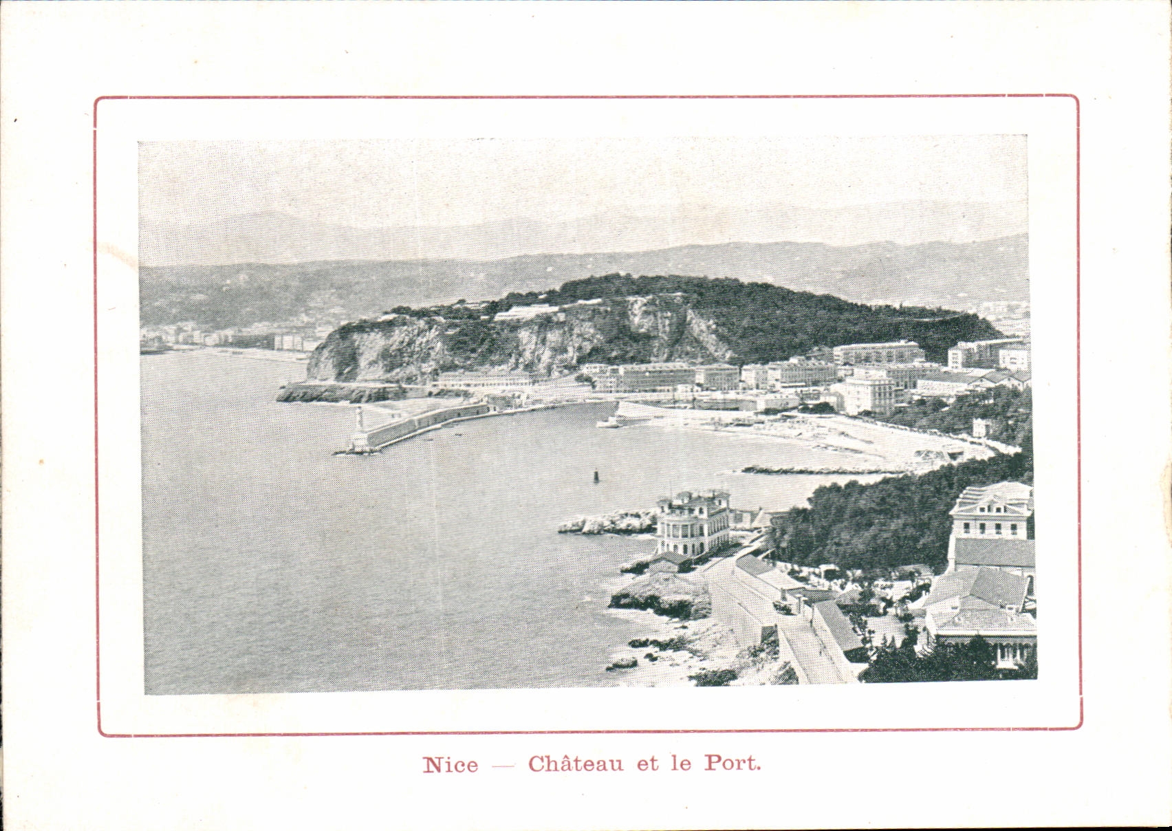 CPA Nice chateau et le Port