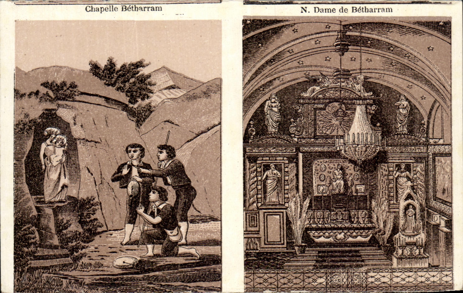 CPA Chapelle Betharram Dame de Betharram