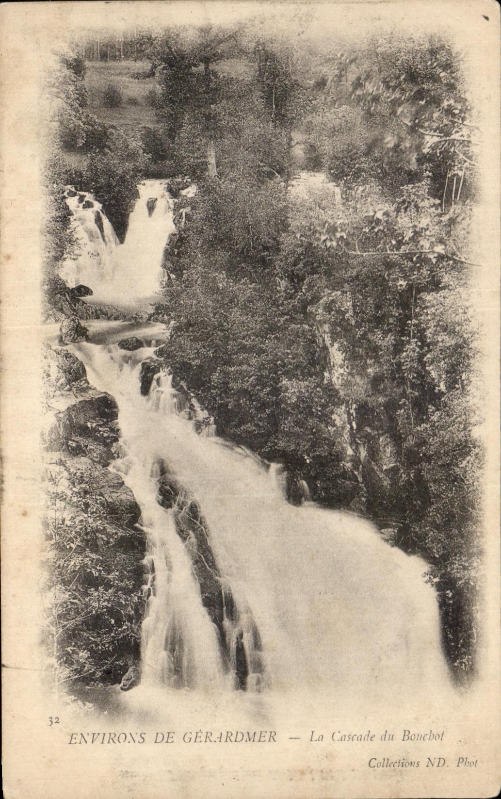 CPA Environs De Gerardmer La cascade du Bouchot