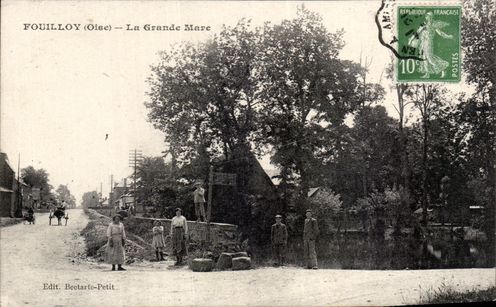 CPA Fouilloy la charca grande