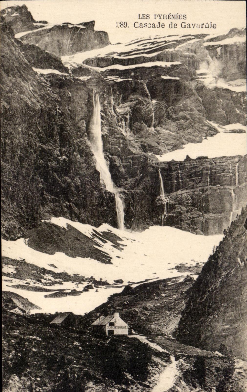 CPA the Pyrenees Cascades of Gavarnie