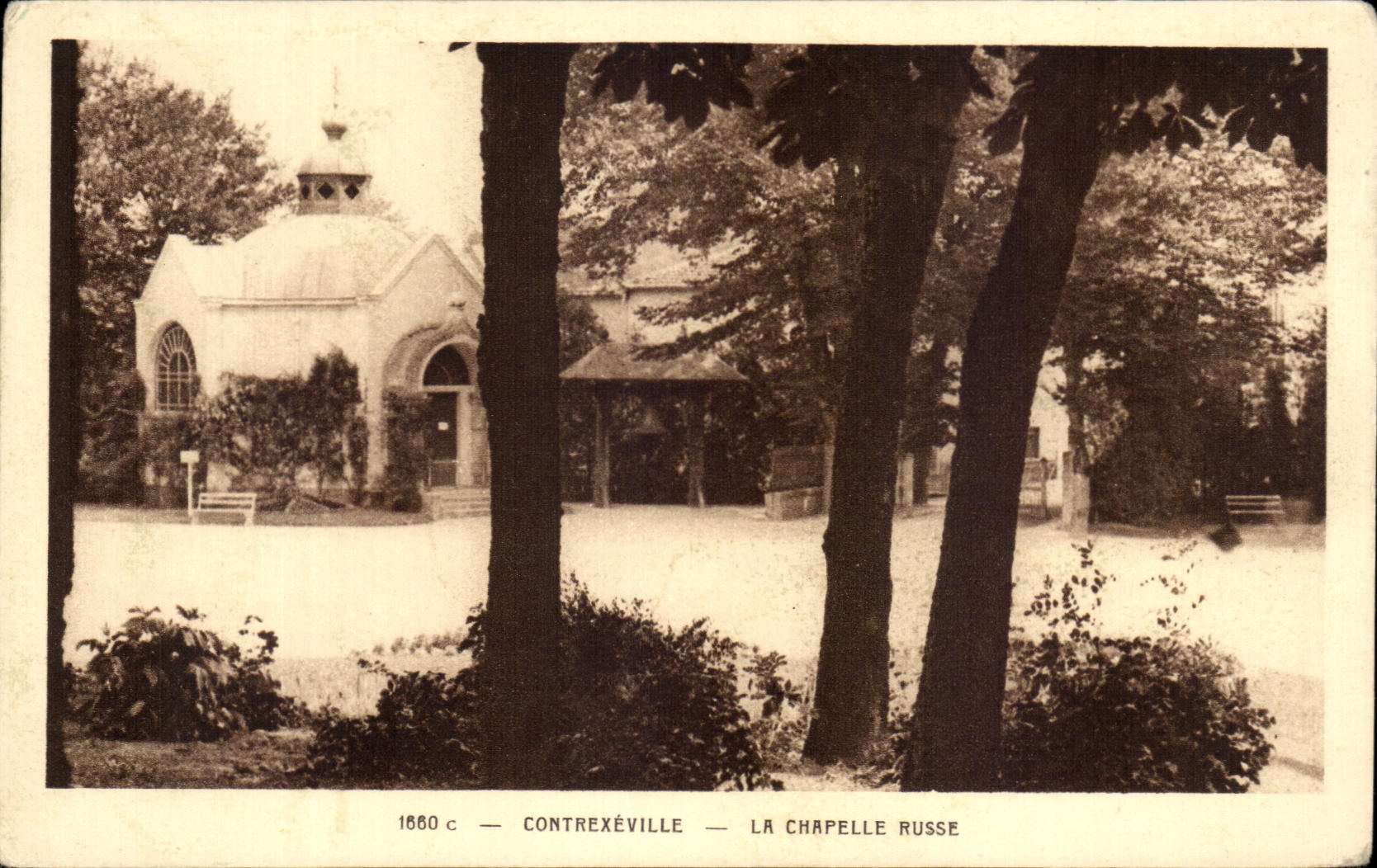 CPA Contrexeville La Chapelle Russian Russian chapel