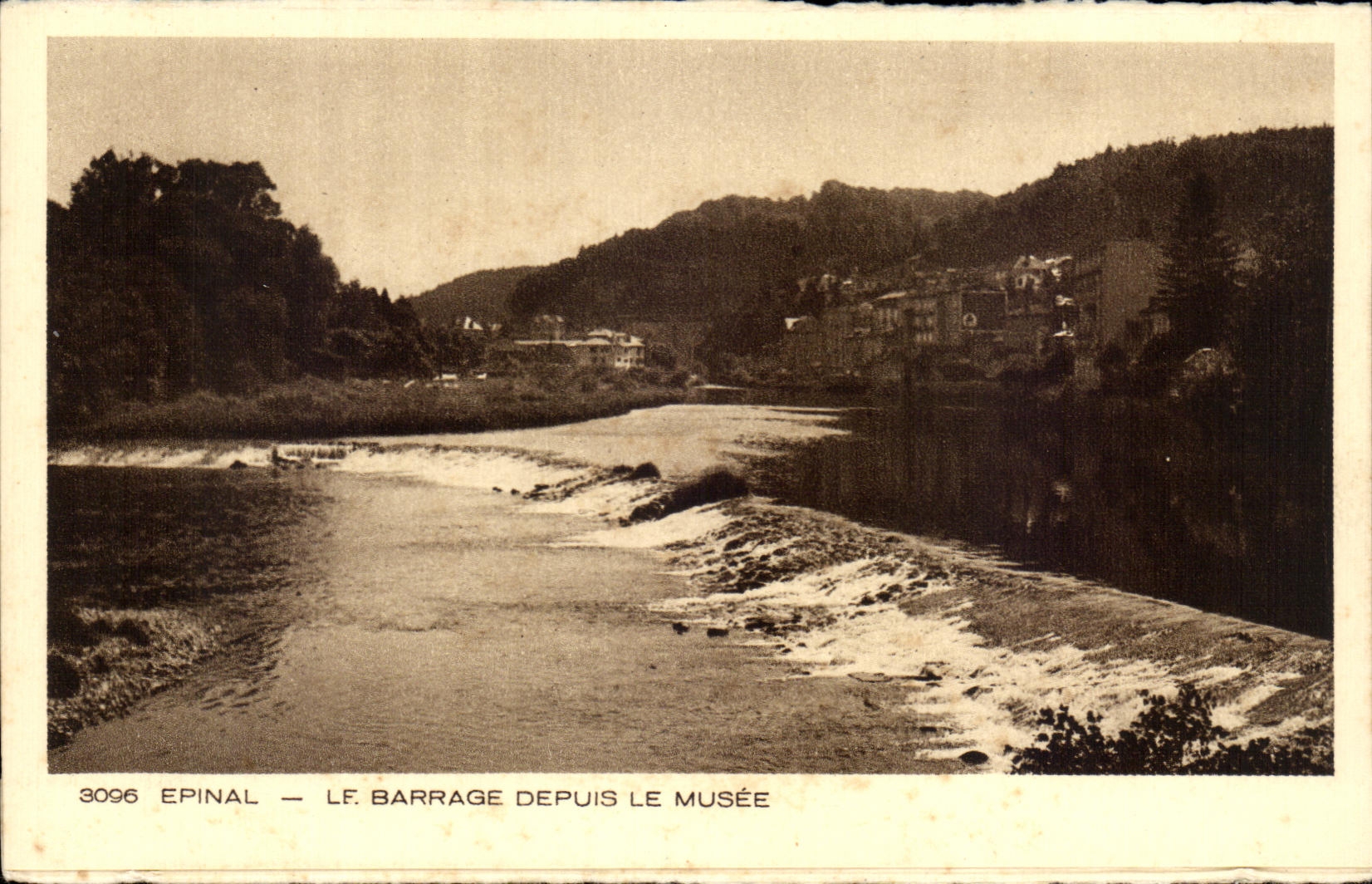 CPA Epinal Le BArrage Depuis LE Musee