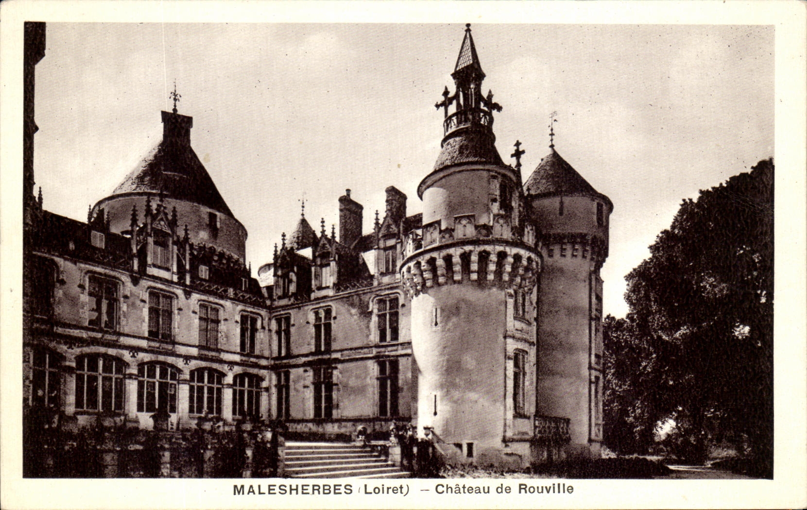 CPA Malesherbes Castle of Rouville