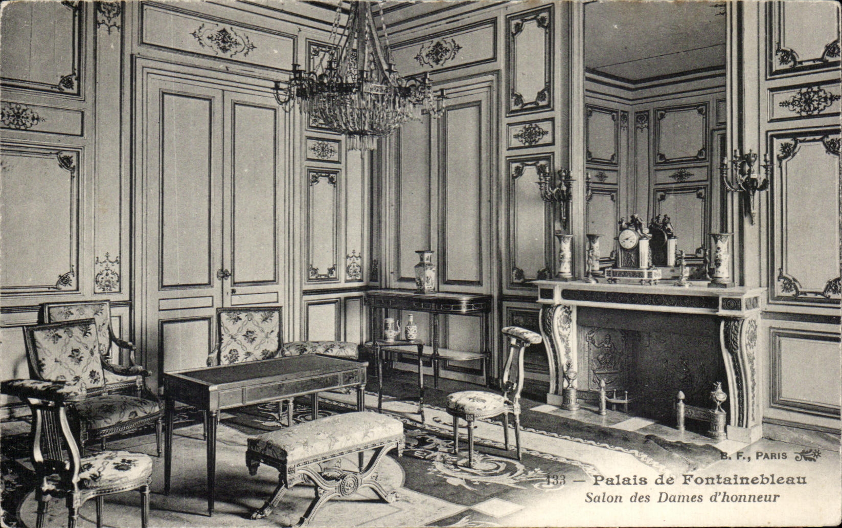 CPA Palais de Fontainebleau Salon des Dames