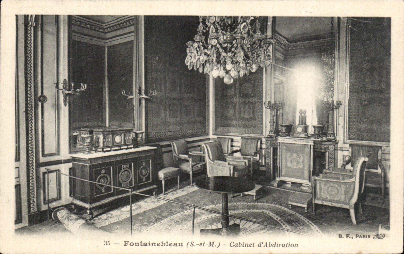 CPA Fontainebleau Cabinet d abdication