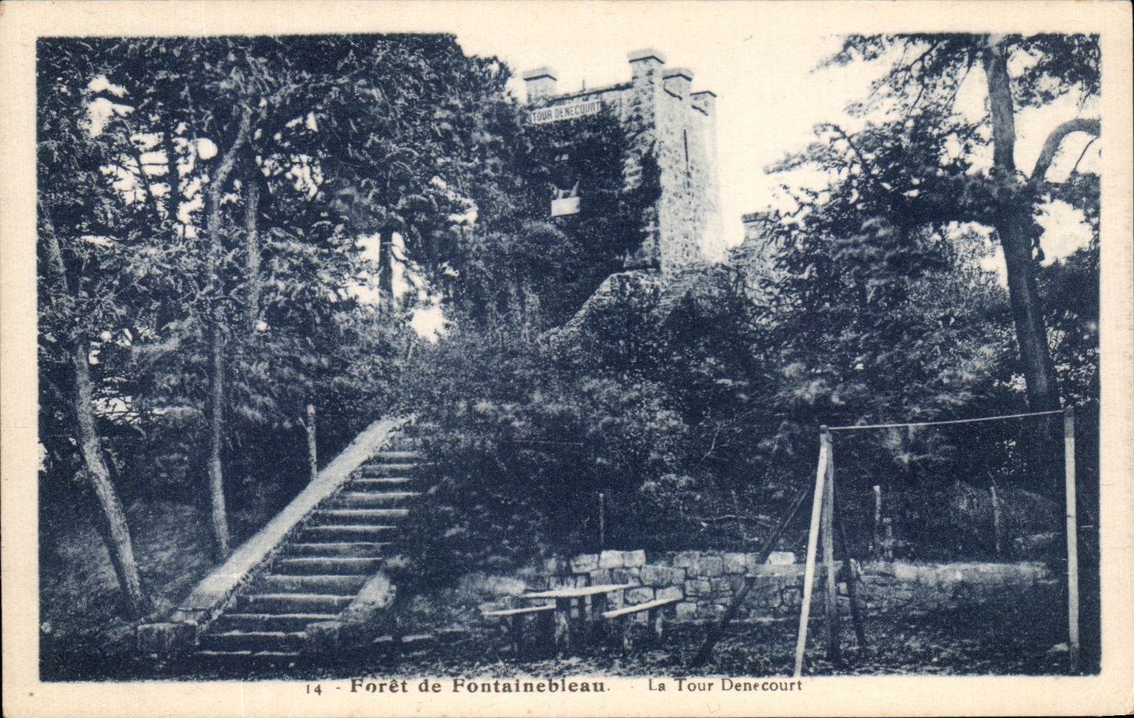 CPA Foret de Fontainebleau La Tour Denecourt