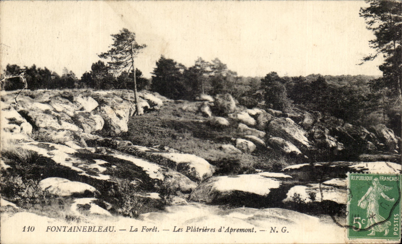CPA Fontainebleau La Foret Les Platrieres d apremont