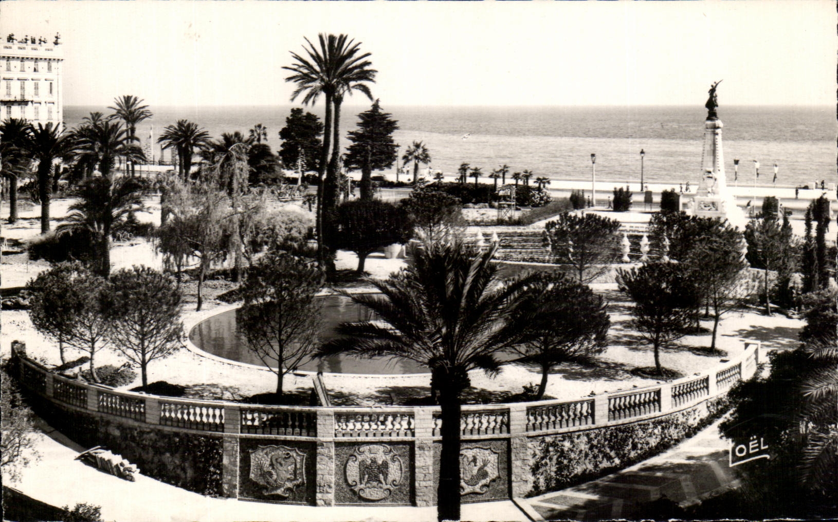 CPA La Cote d Azur Nice Le jardin Albert et le Theatre de Verdure