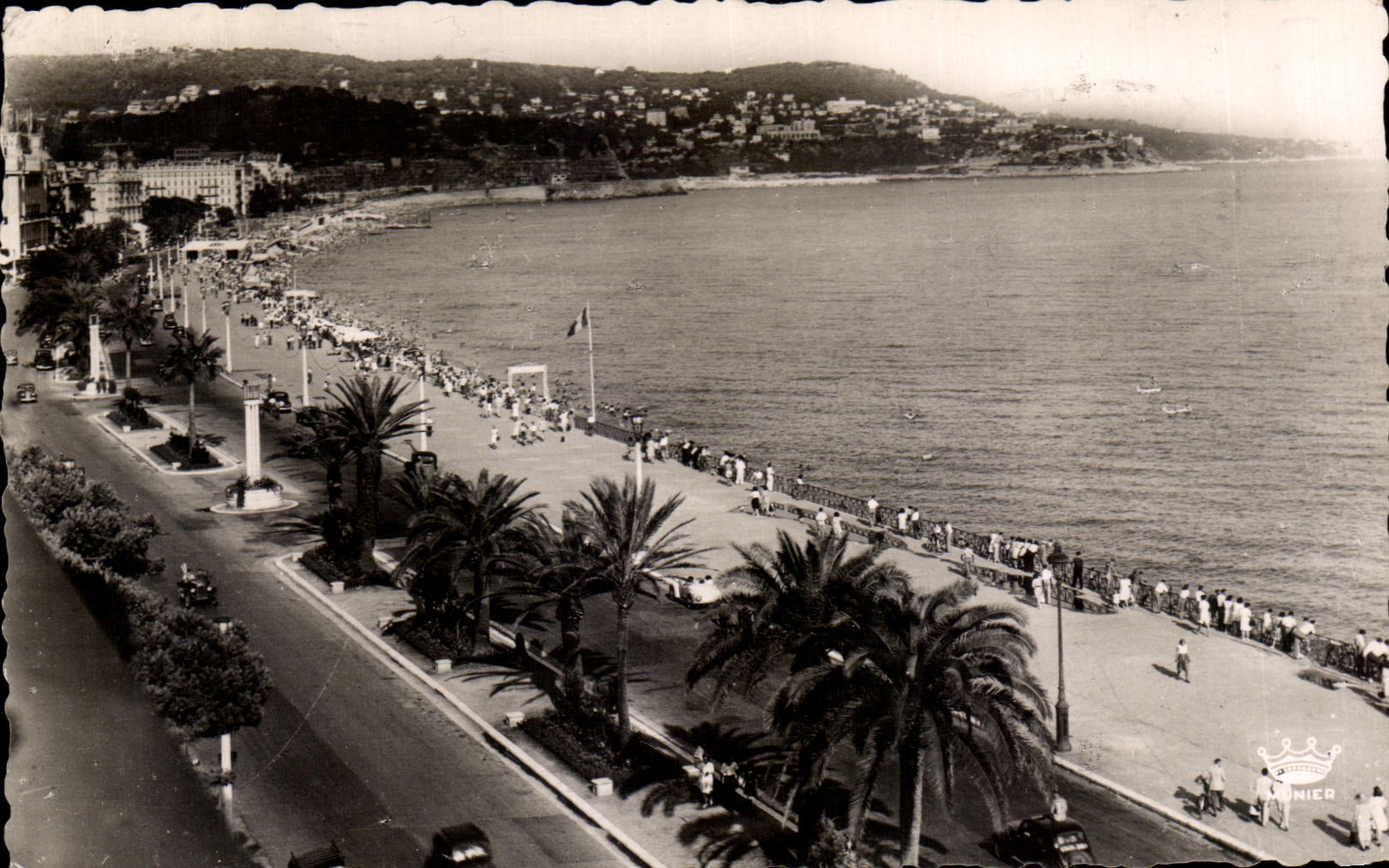 Playas de CPA Niza de la caminata de Auglais