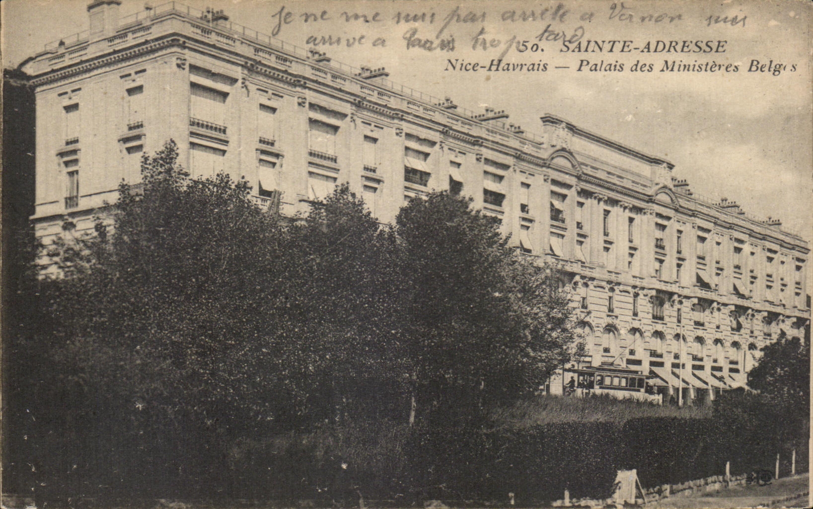 CPA Sainte Address Nice Palate of the Belgian Ministries