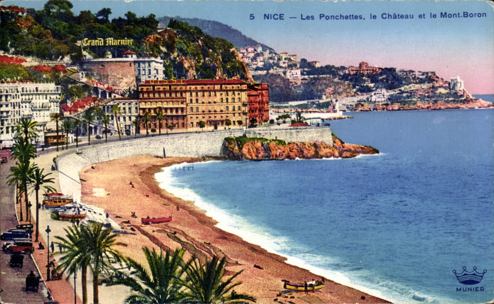 CPA Niza Ponchettes Chatreau y el montaje del boro