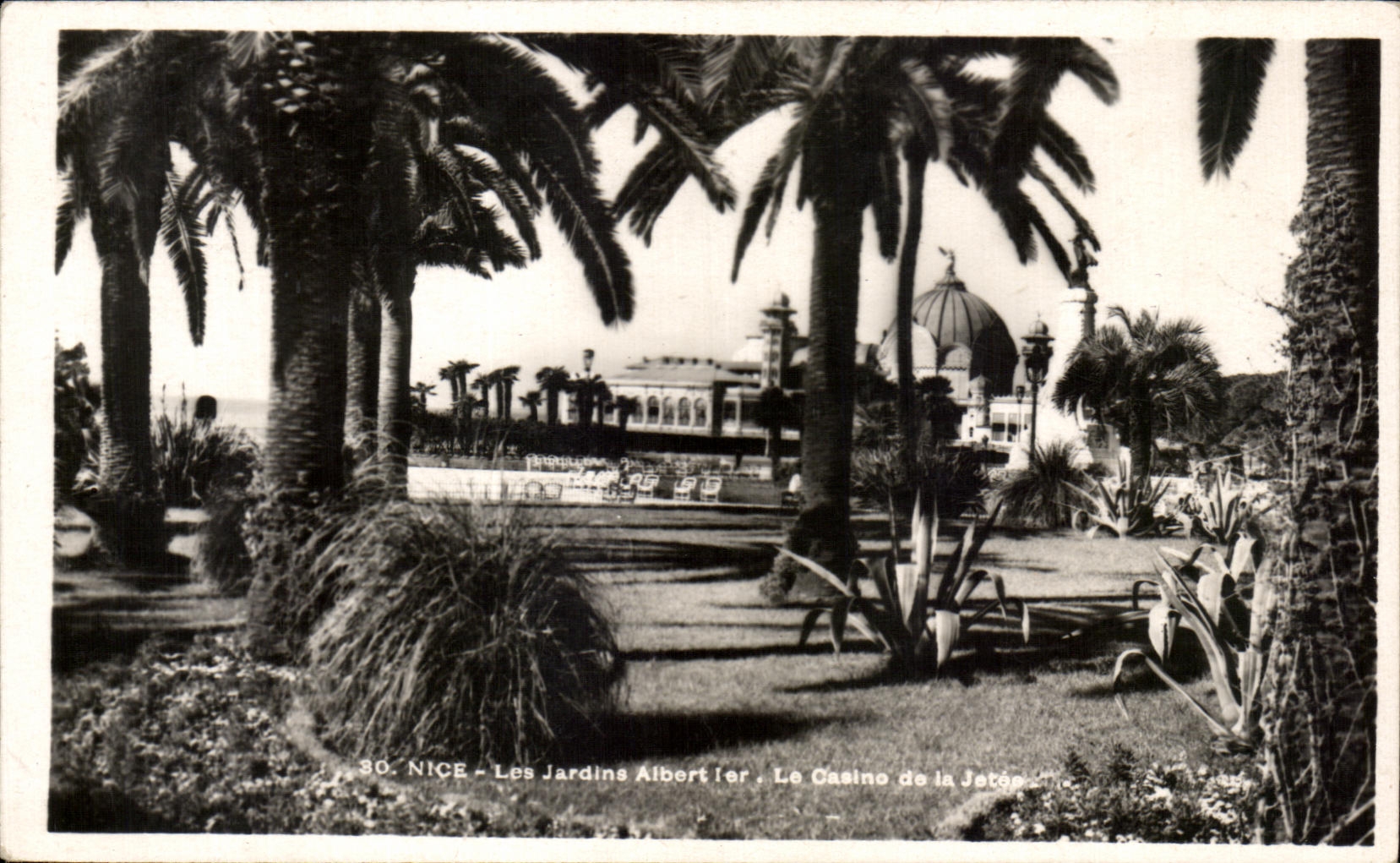 CPA Niza el ler de Albert de los jardines el casino del embarcadero