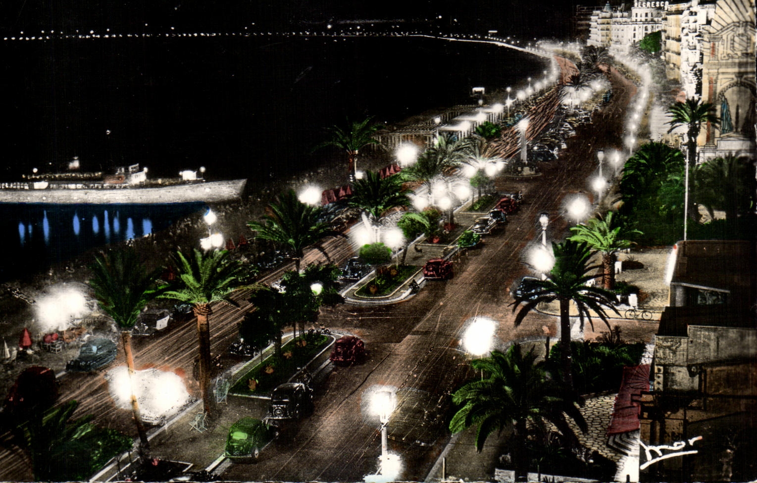 CPA La Cote D Azur Nice La Promenade des Anglais