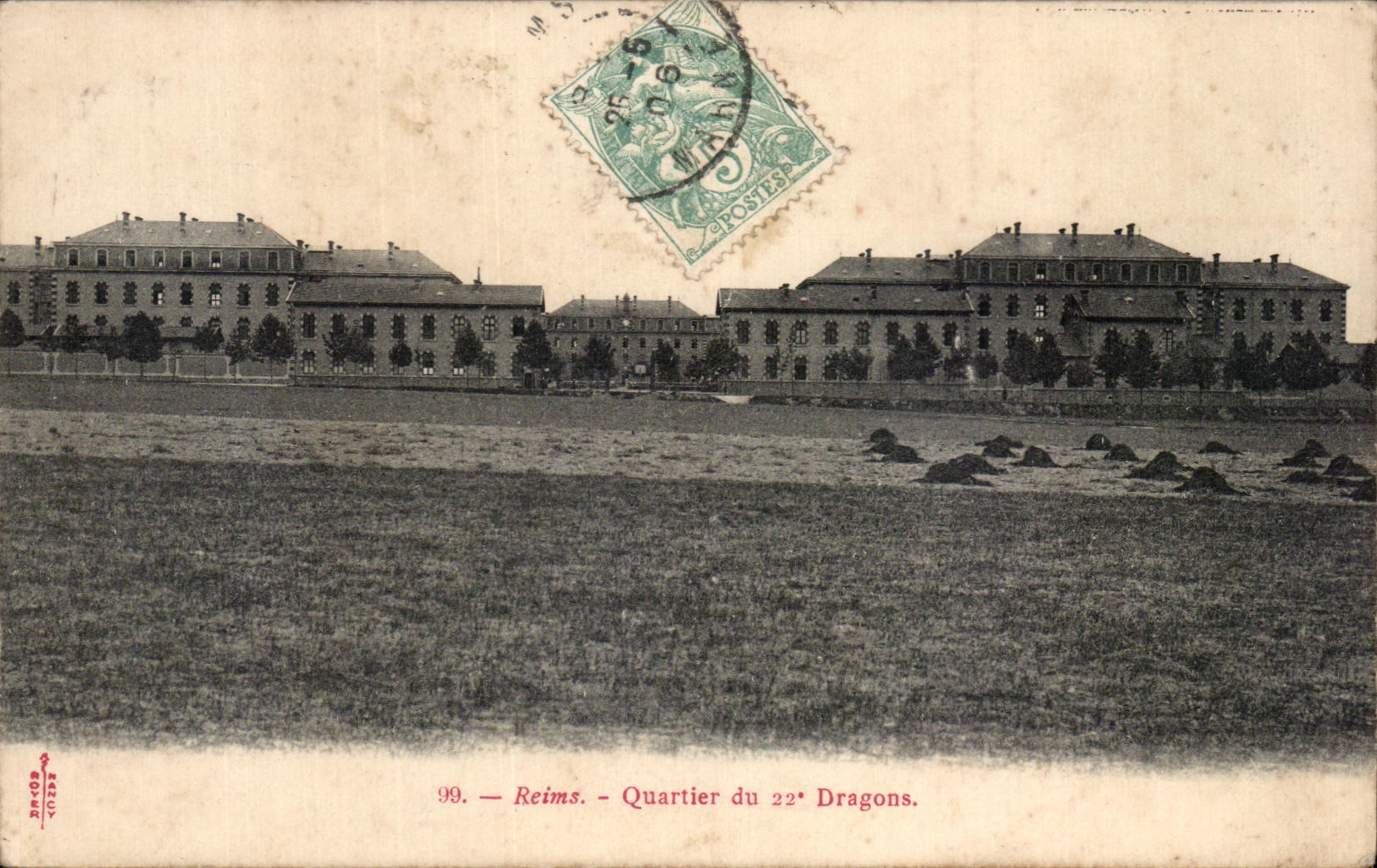 CPA Reims District of the Militaria Dragons