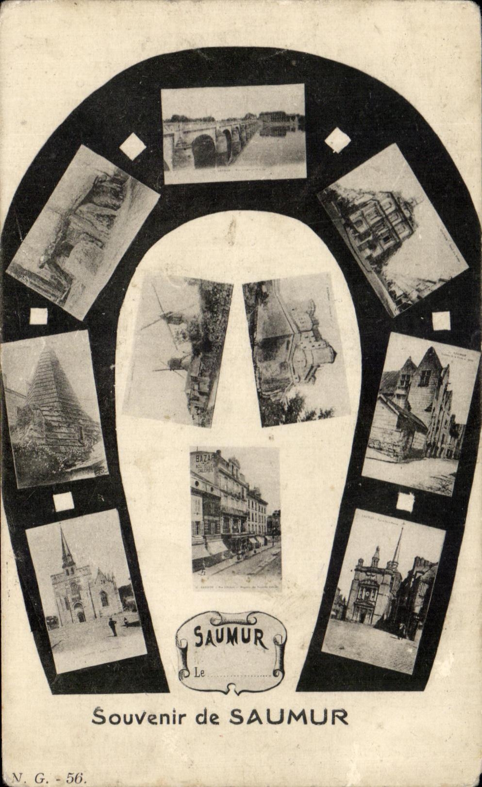 CPA Saumur Souvenir de