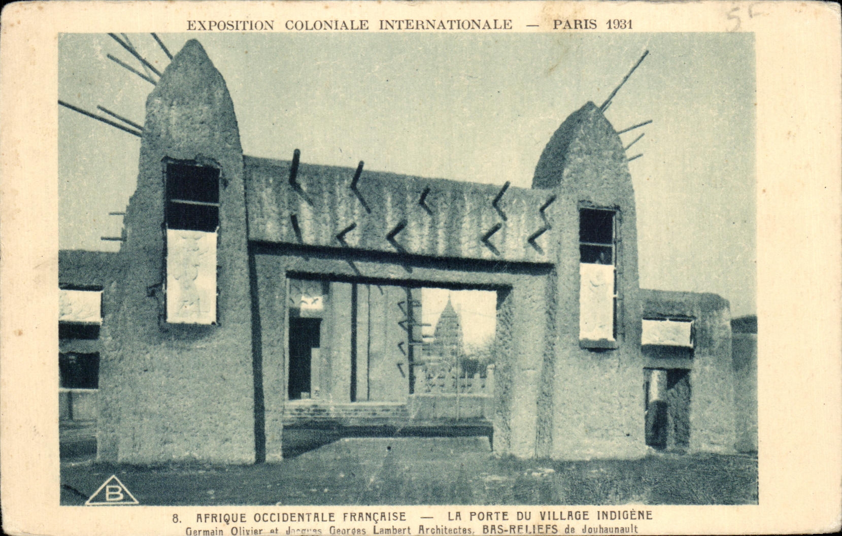 Frances occidental colonial justo internacional de CPA Paris Africa