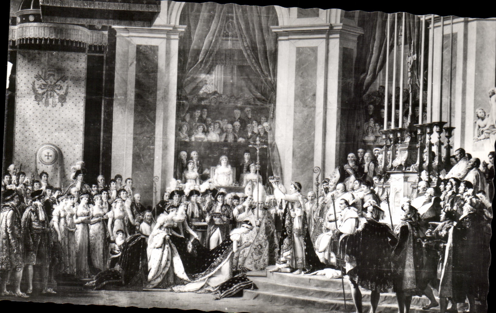 CPSM Musee Du Louvre Le Sacre De Napoleon David