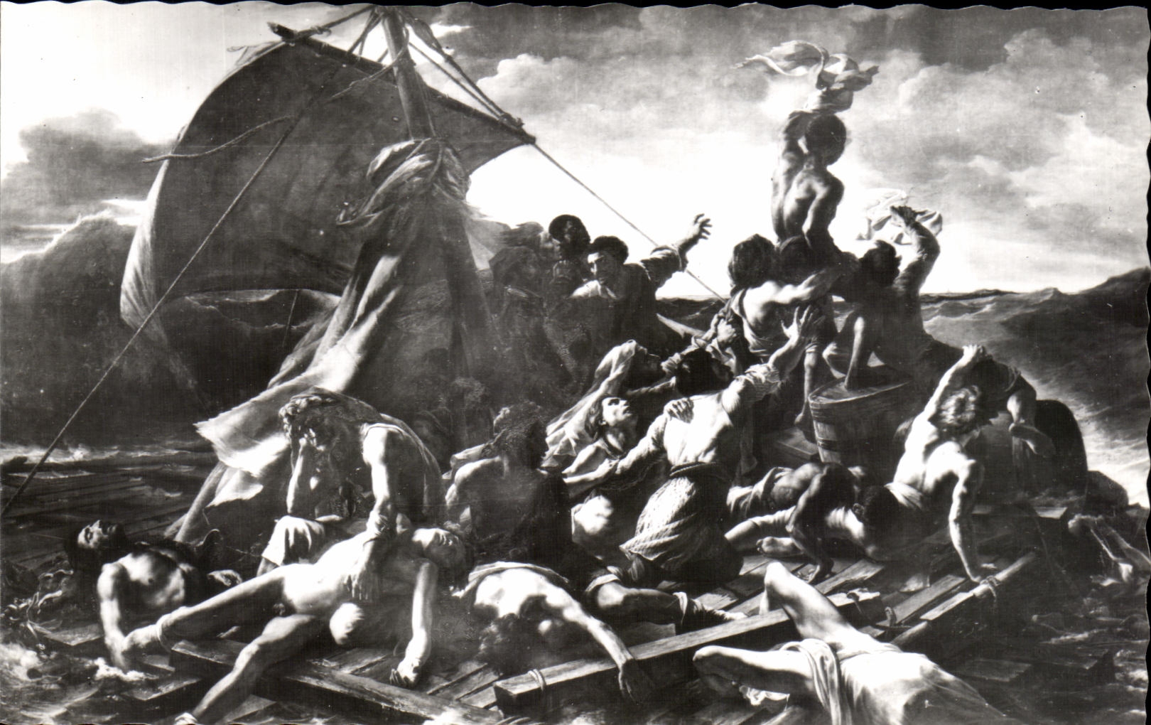 CPSM Musee Du Louvre Le Radeau de la Meduse Gericault