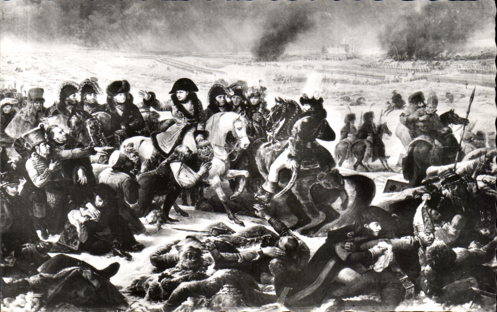 CPSM Musee Du Louvre Napoleon sur le Champ de Bataille d Eylau 