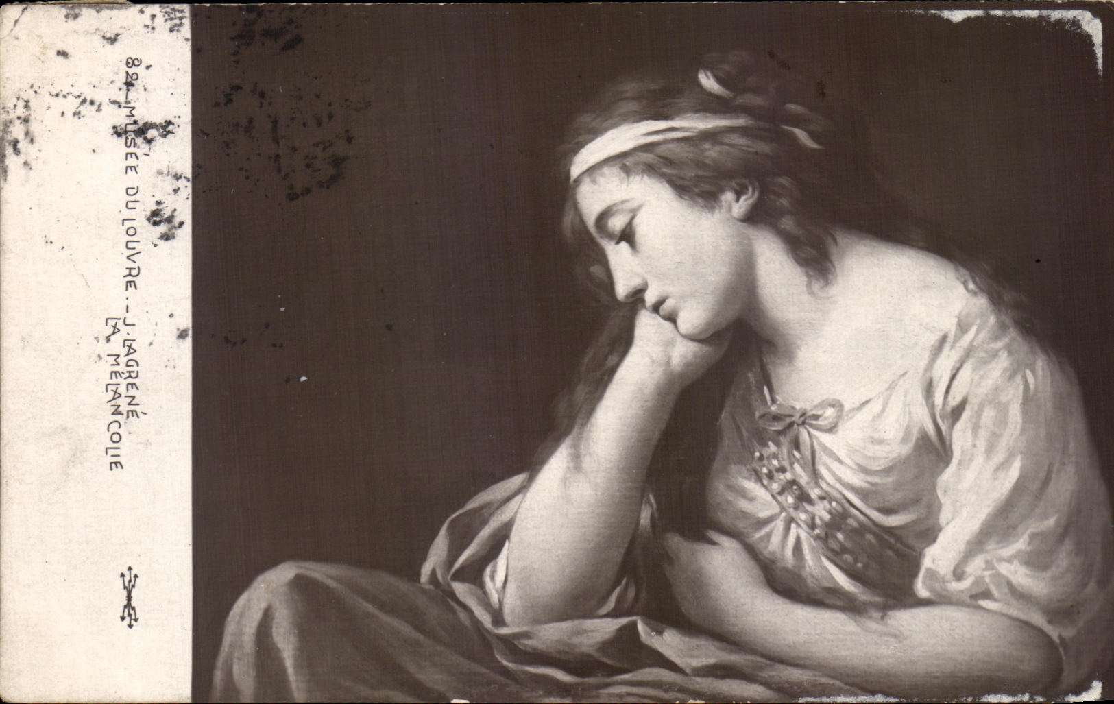 CPA Musee Du Louvre La melancolie 