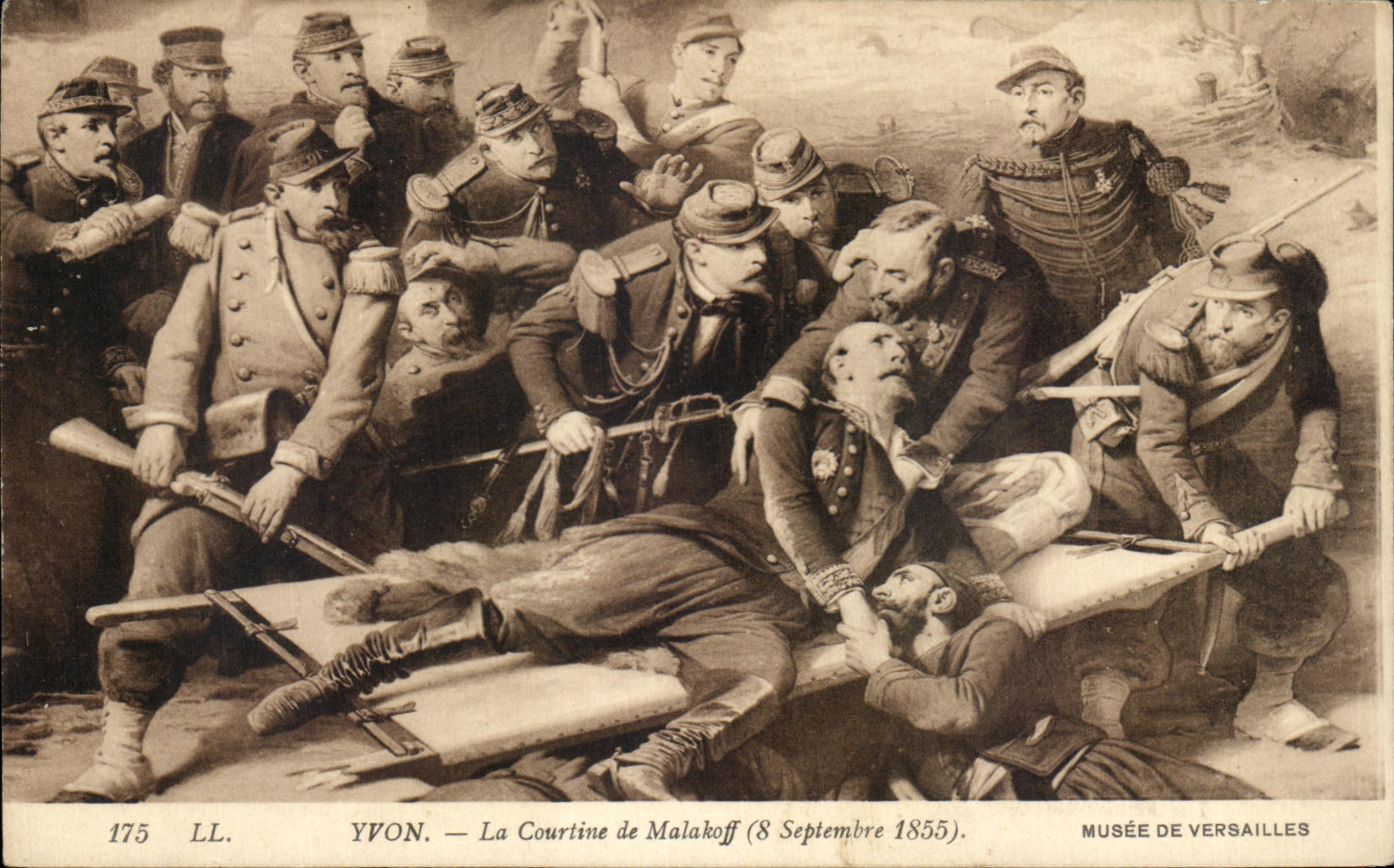 CPA Yvon La courtine de Malakoff Versailles Militaria 