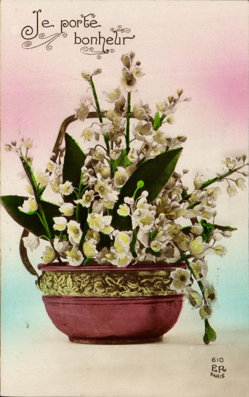 Las flores de la fantasia de CPA I bloquean el lirio de los valles de la felicidad