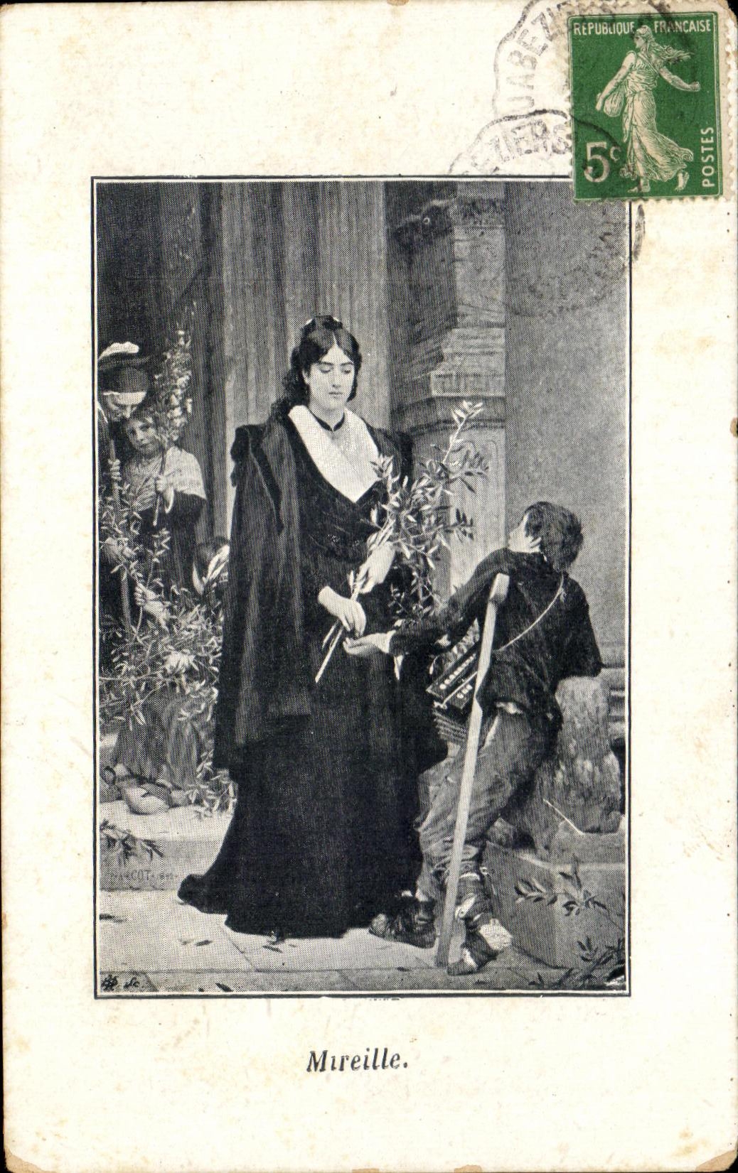 CPA Fantaisie Femme Mireille