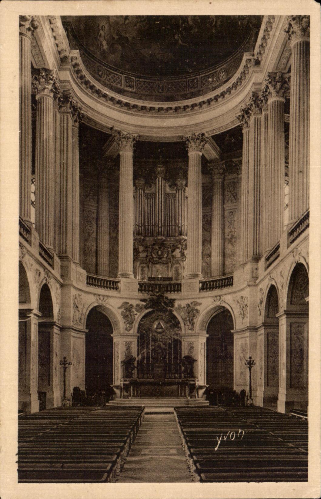 CPA La Chapelle du Palais Mansart Versailles Orgue