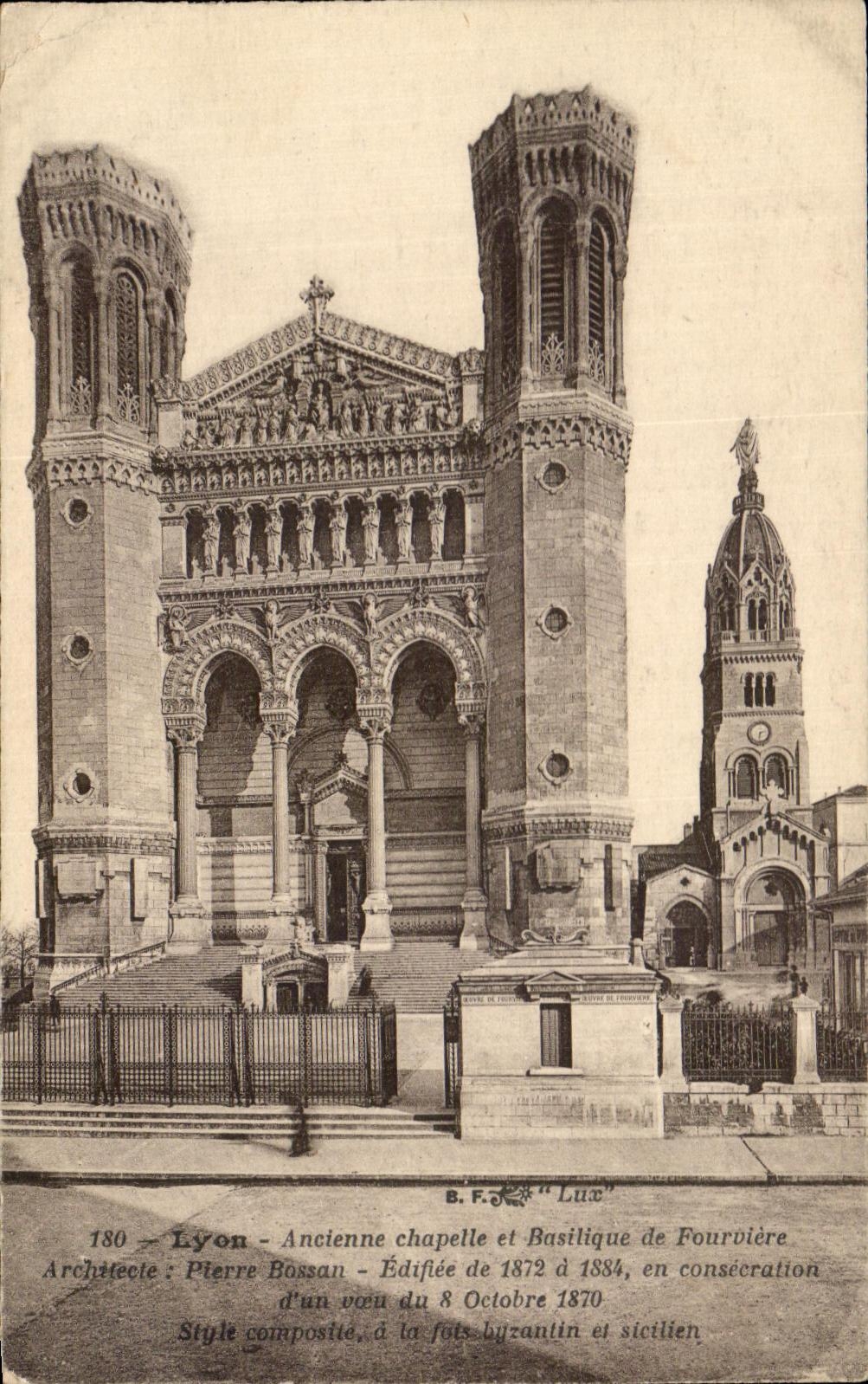 CPA Lyon Old Vault and Basilica of Fourviere