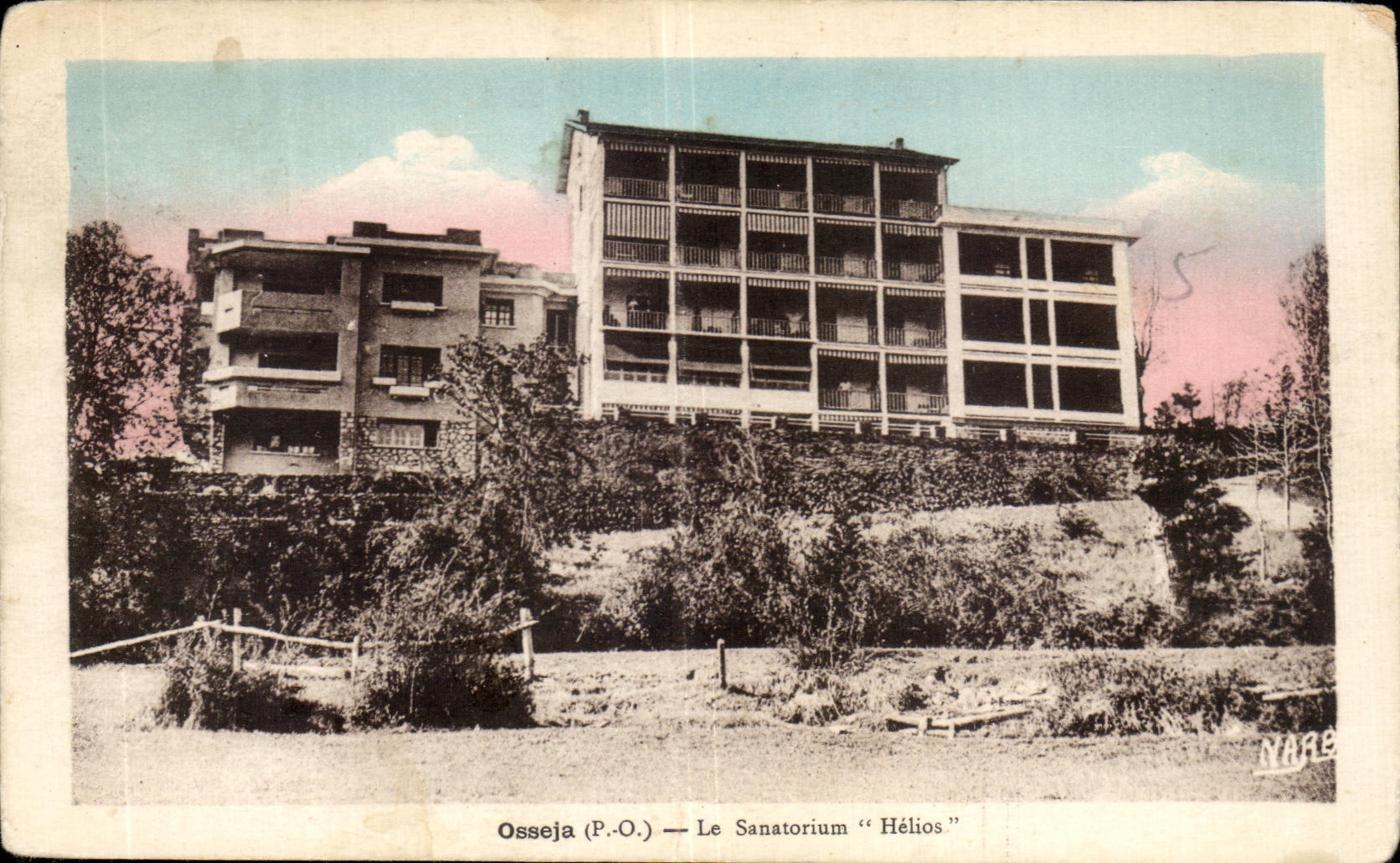 CPA Osseja the Sanatorium Photogravure