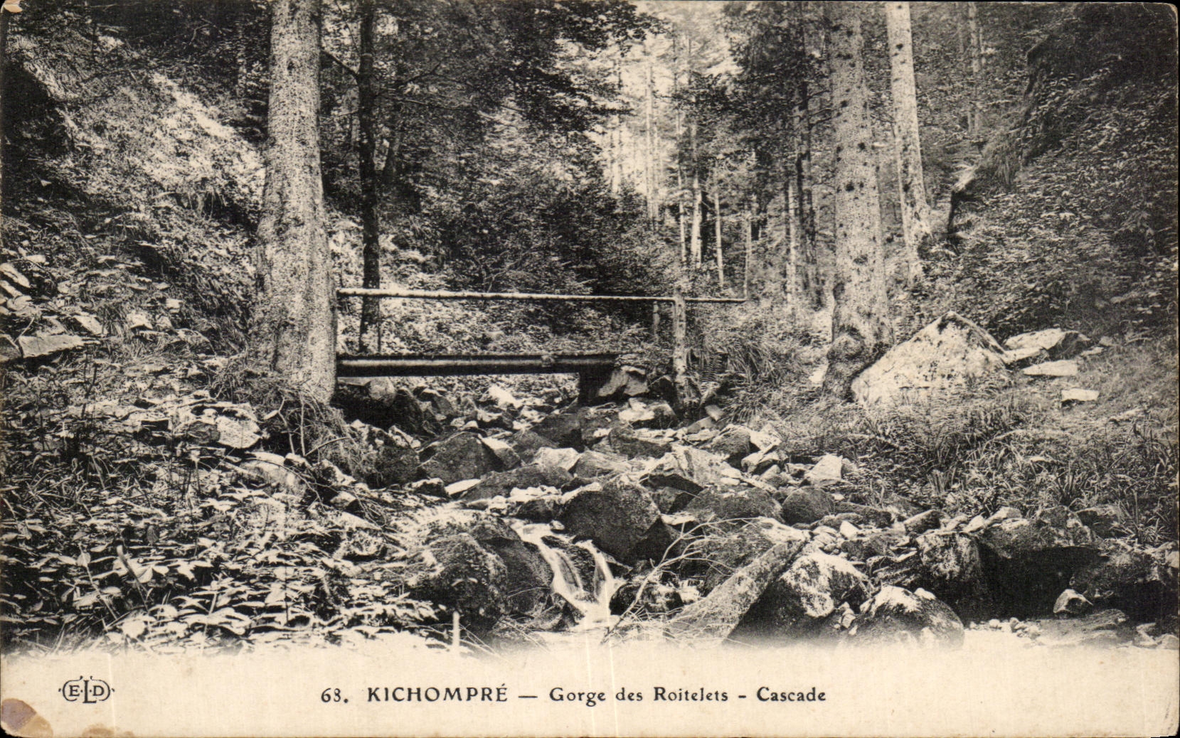 CPA Kichompre Gorge des Roitelets Cascade