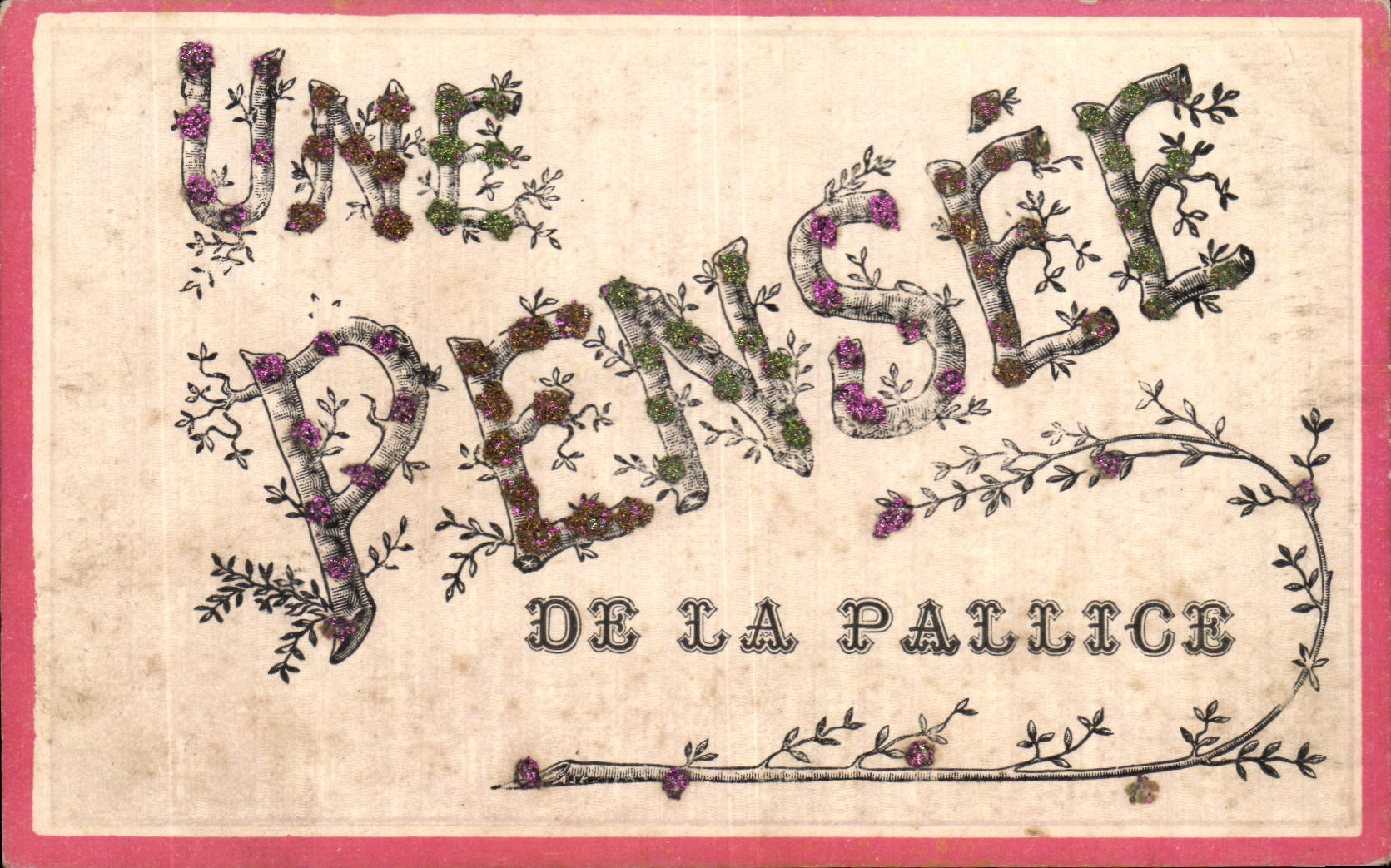 CPA Une Pensee De La Pallice