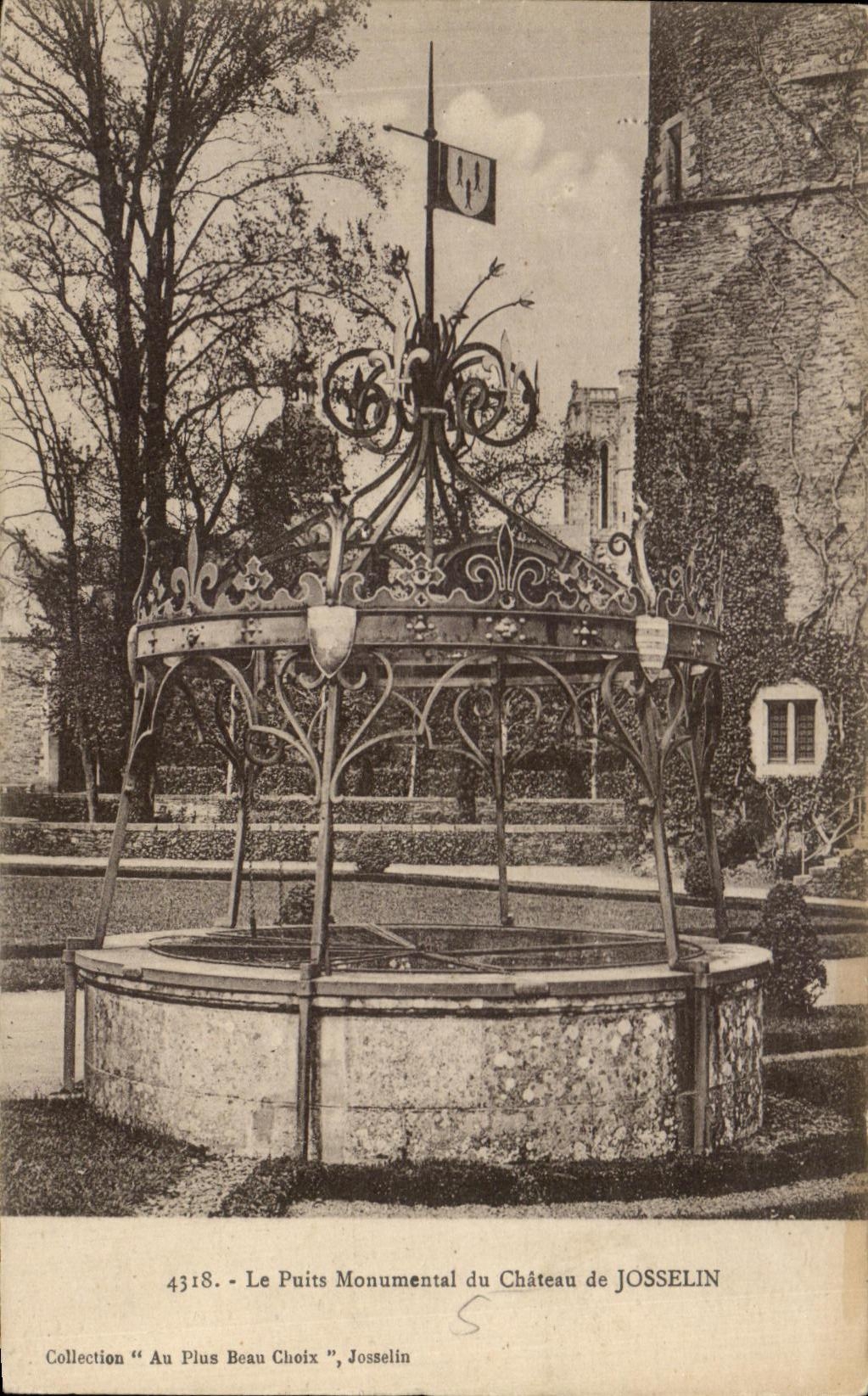 CPA el monumental bien del castillo de Josselin