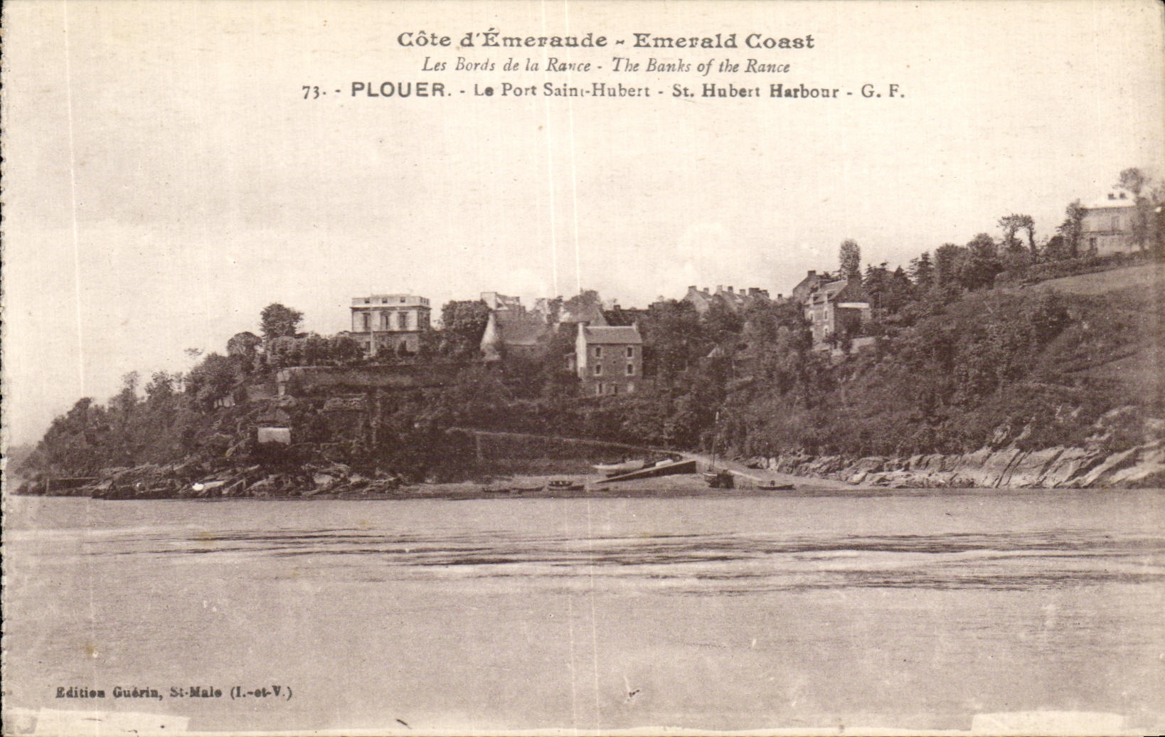 CPA Cote d Emeraude Emerald Coast Plouer Le Port Saint Hubert St Hubert Harbour