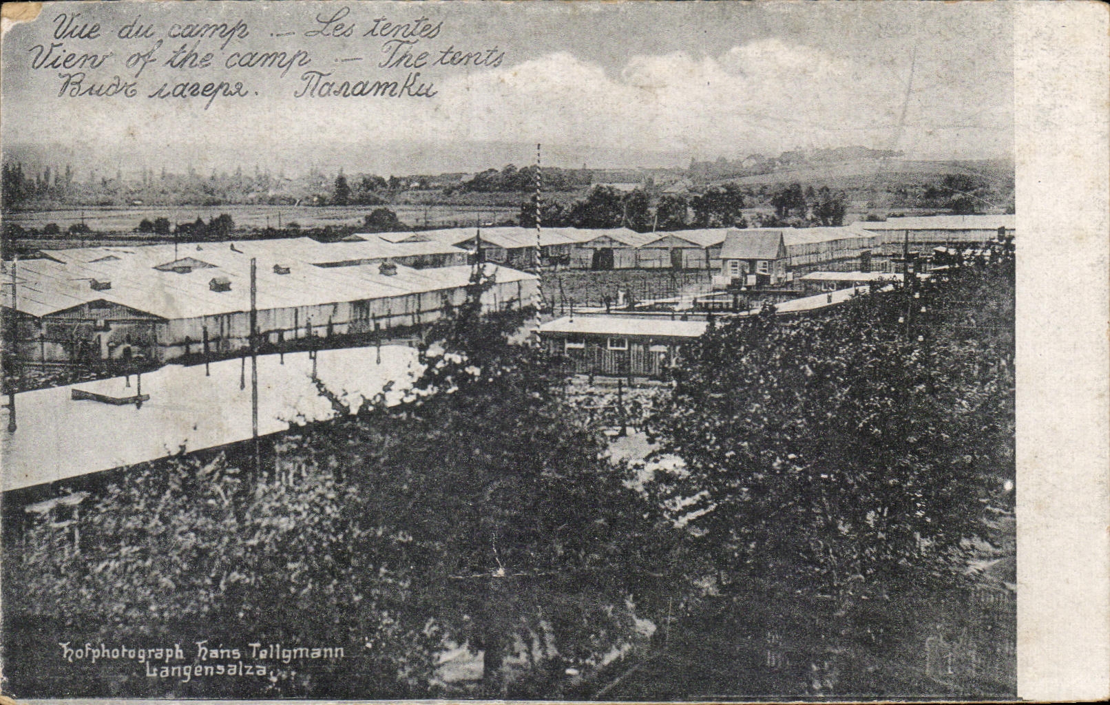CPA Seen of the camp the Militaria tents