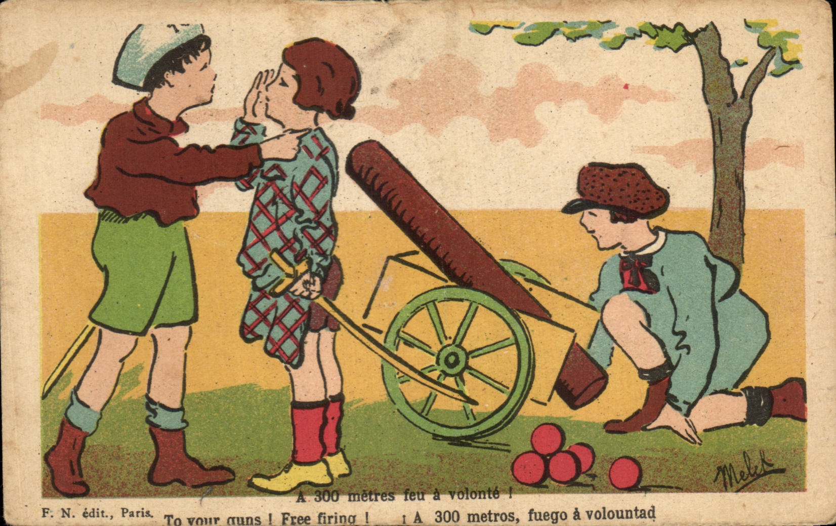 CPA Enfant a la promenade 