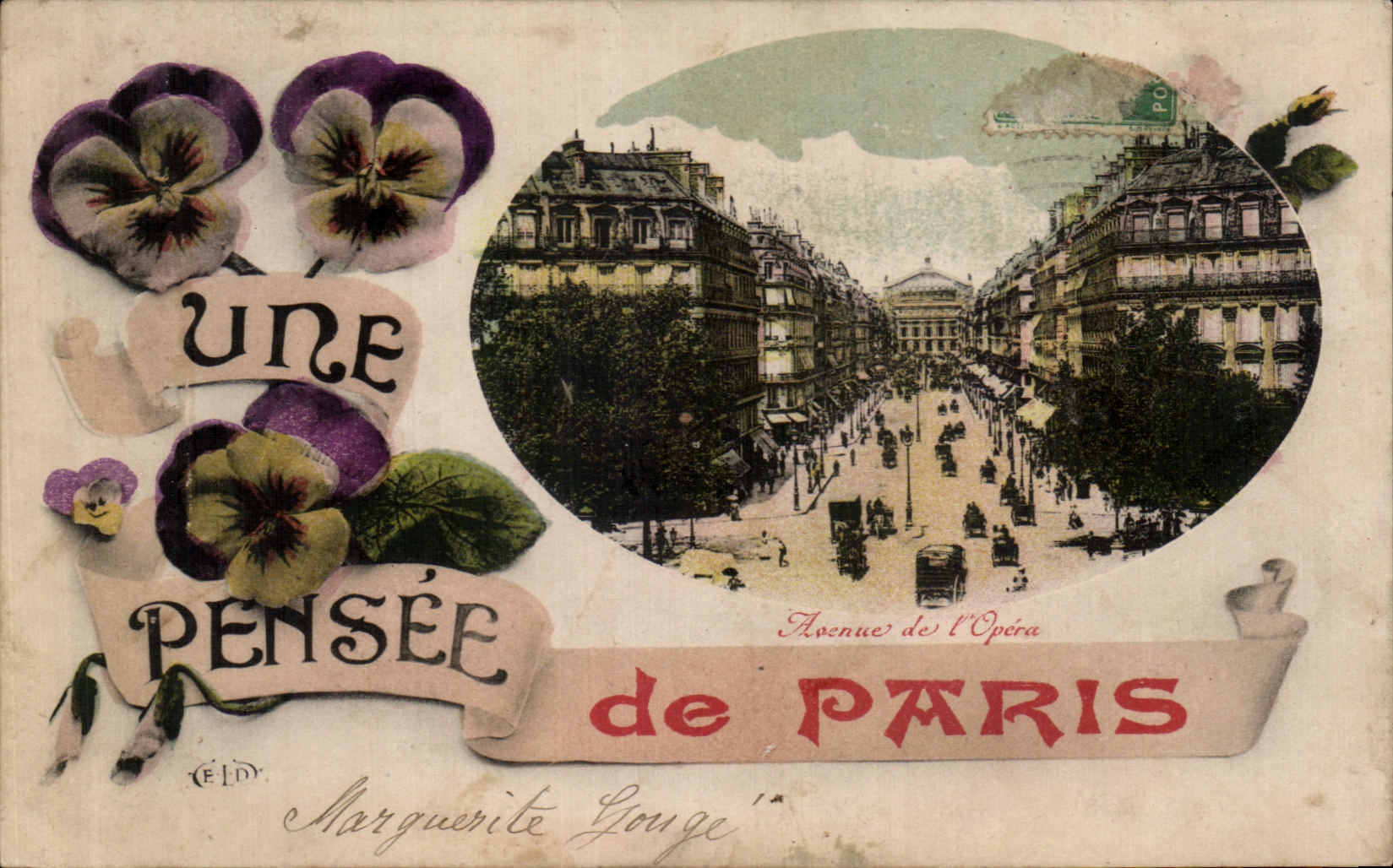 CPA Pensee of Paris Avenue of operated