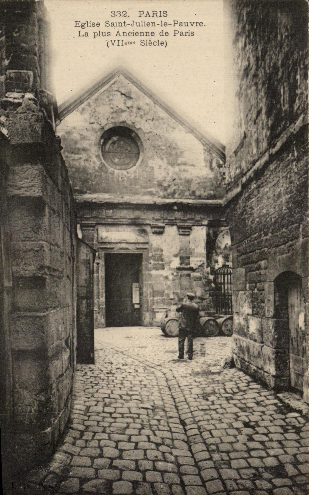 CPA Paris Eglise Saint Julien le Pauvre La Plus Ancienne de Paris